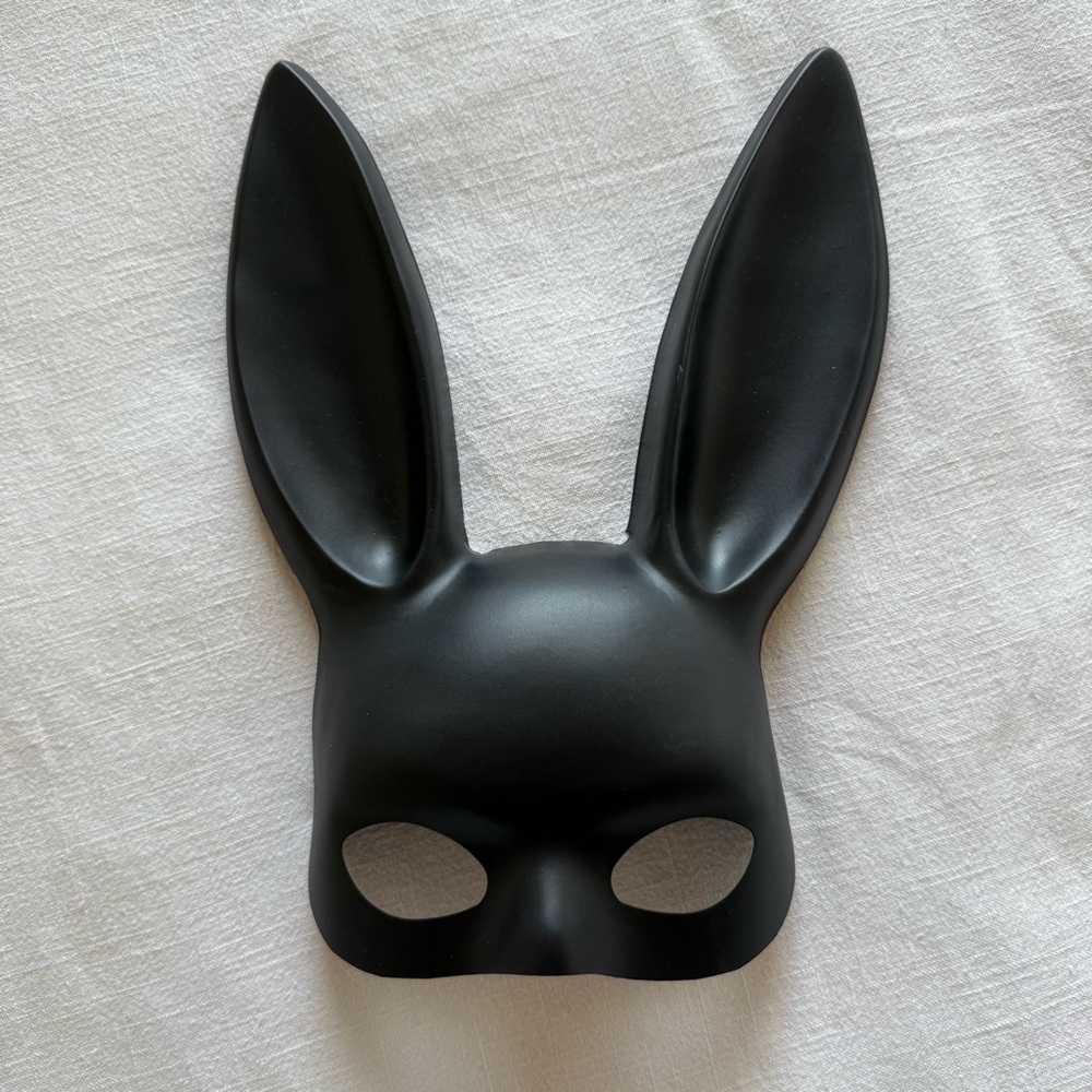 Black Bunny Mask